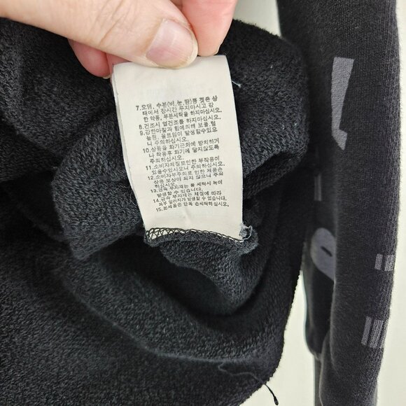 CLRIDE.n Mens S Hoodie Black All Over Print 85 - Picture 13 of 13